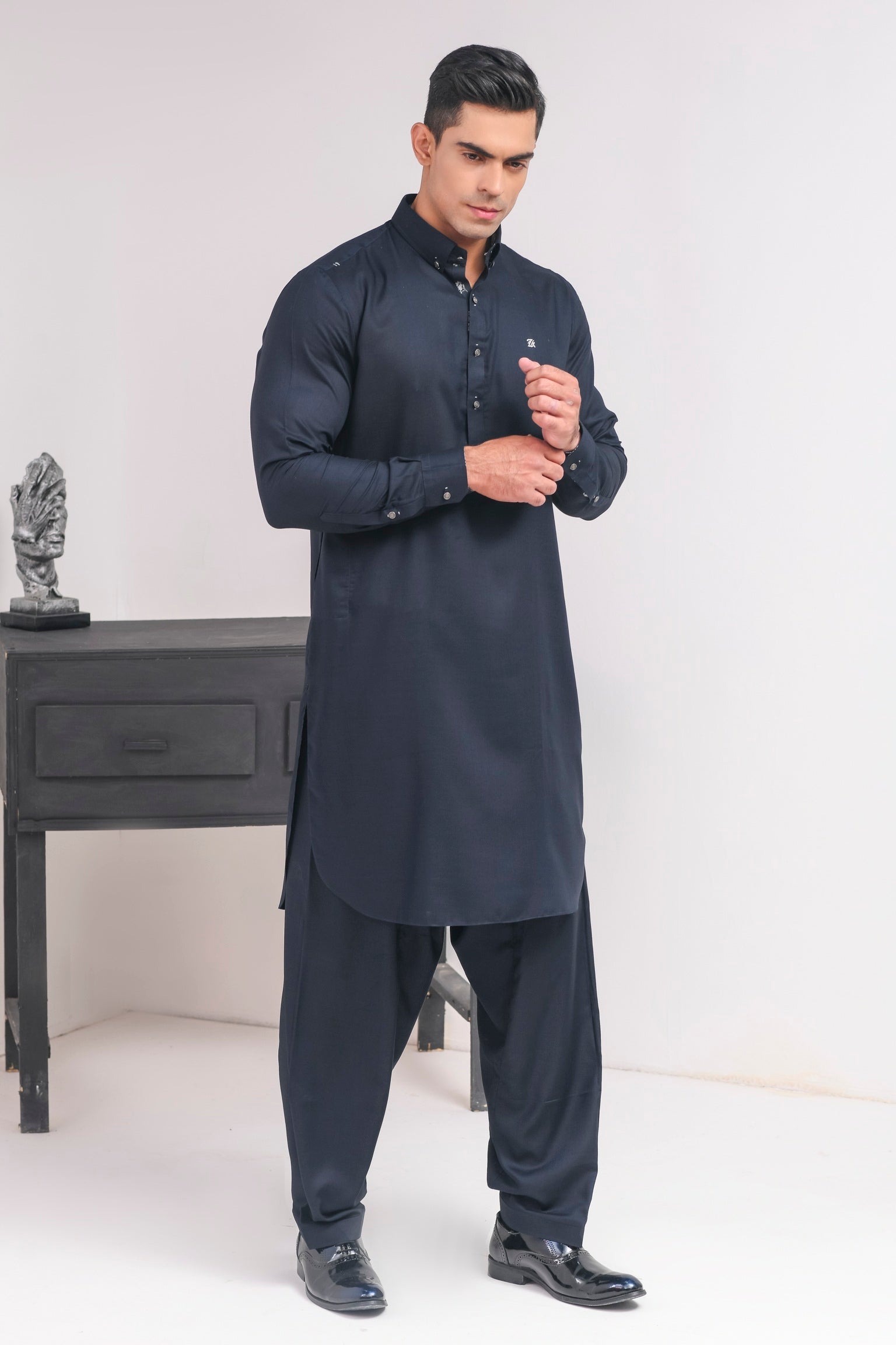 NAVY BLUE SHALWAR KAMEEZ