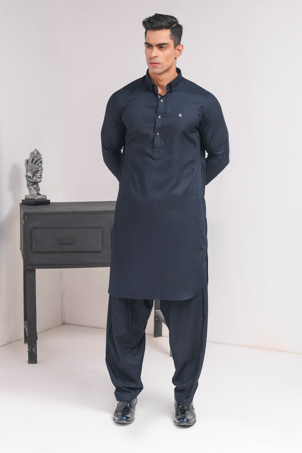 NAVY BLUE SHALWAR KAMEEZ