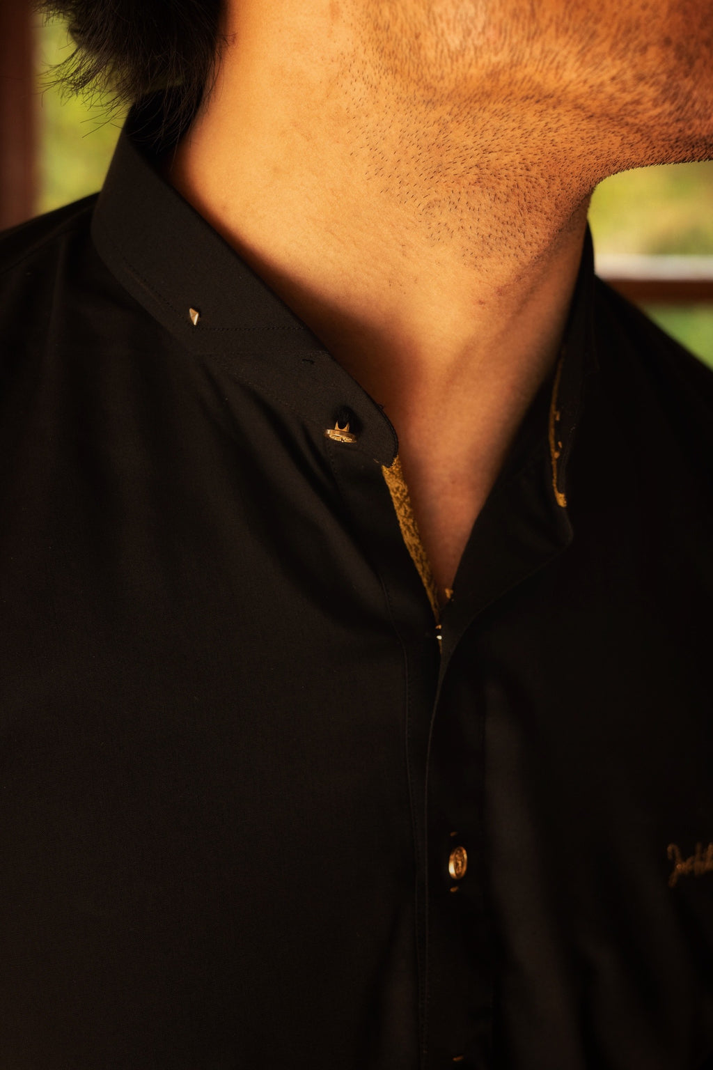 BLACK SIGNATURE KURTA TROUSER