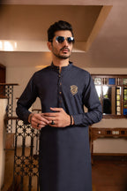 ASH BLUE KURTA TROUSER