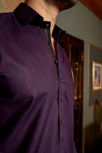 PURPLE CLASSIC KURTA TROUSER