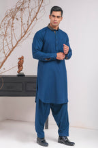 BLUE DUCK COLLAR SHALWAR KAMEEZ