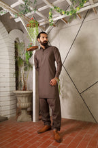 PEANUT BROWN SHALWAR KAMEEZ