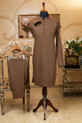SAND BROWN KURTA TROUSER