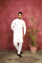 WHITE KURTA TROUSER