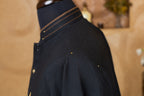 BLACK MANDARIN KURTA TROUSER