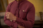 RED COTTON KURTA