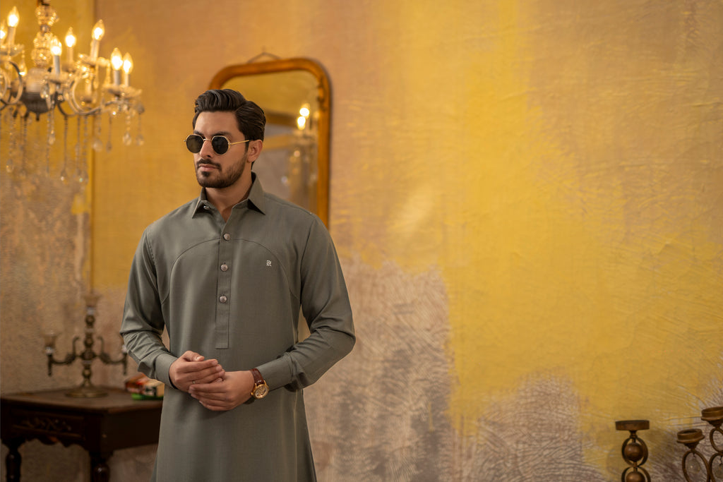 SAGE-GREY JUBBA