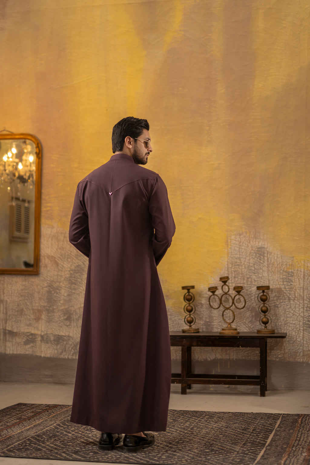 WOOD MAROON JUBBA