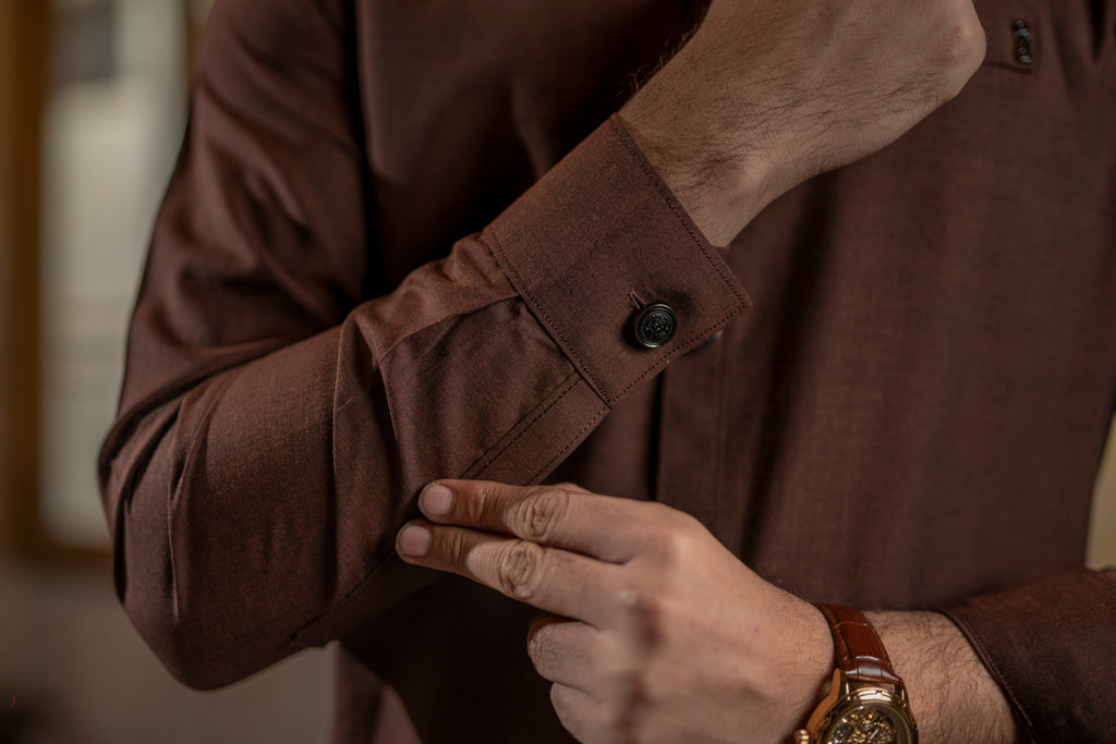 MILD BROWN FARSHI SHALWAR KAMEEZ