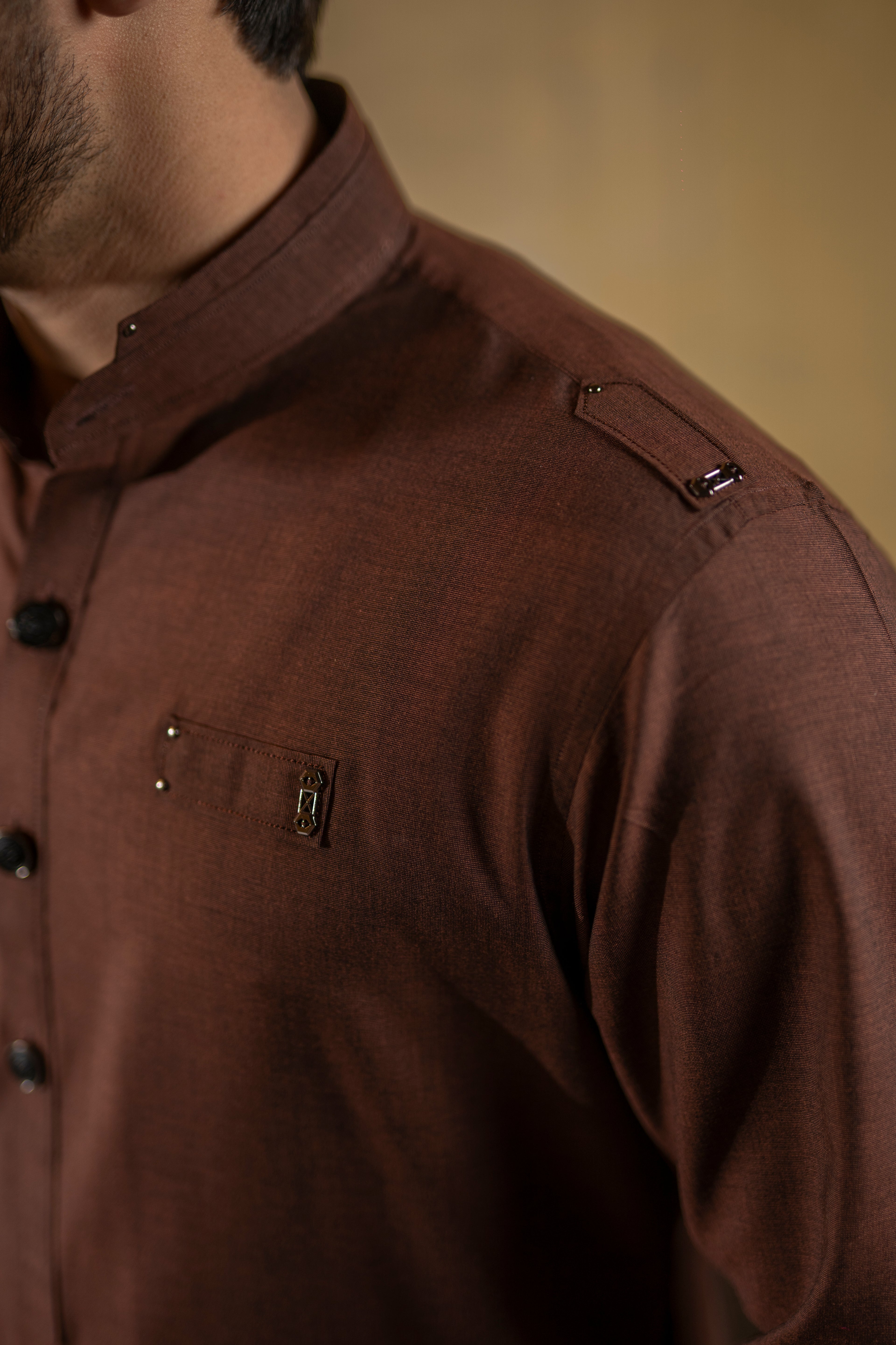 MILD BROWN FARSHI SHALWAR KAMEEZ