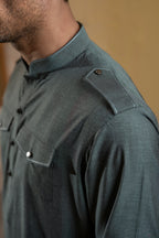 ICE BLUE FARSHI SHALWAR KAMEEZ