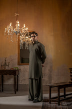 GREEN FARSHI SHALWAR KAMEEZ