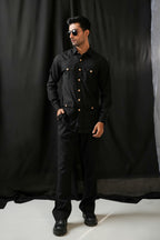 BLACK SAFARI KURTA TROUSER