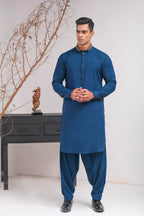 BLUE DUCK COLLAR SHALWAR KAMEEZ