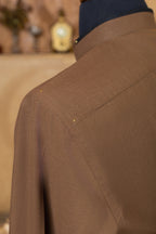 SAND BROWN KURTA TROUSER
