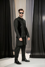 HAND WORK VELVET WAIST COAT
