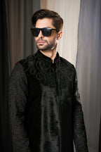 HAND WORK VELVET WAIST COAT