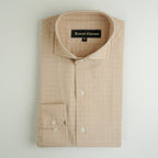 BEIGE JACQUARD SHIRT