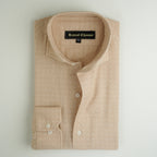 BEIGE JACQUARD SHIRT