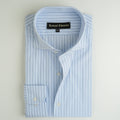 BLUE & WHITE STRIPED SHIRT