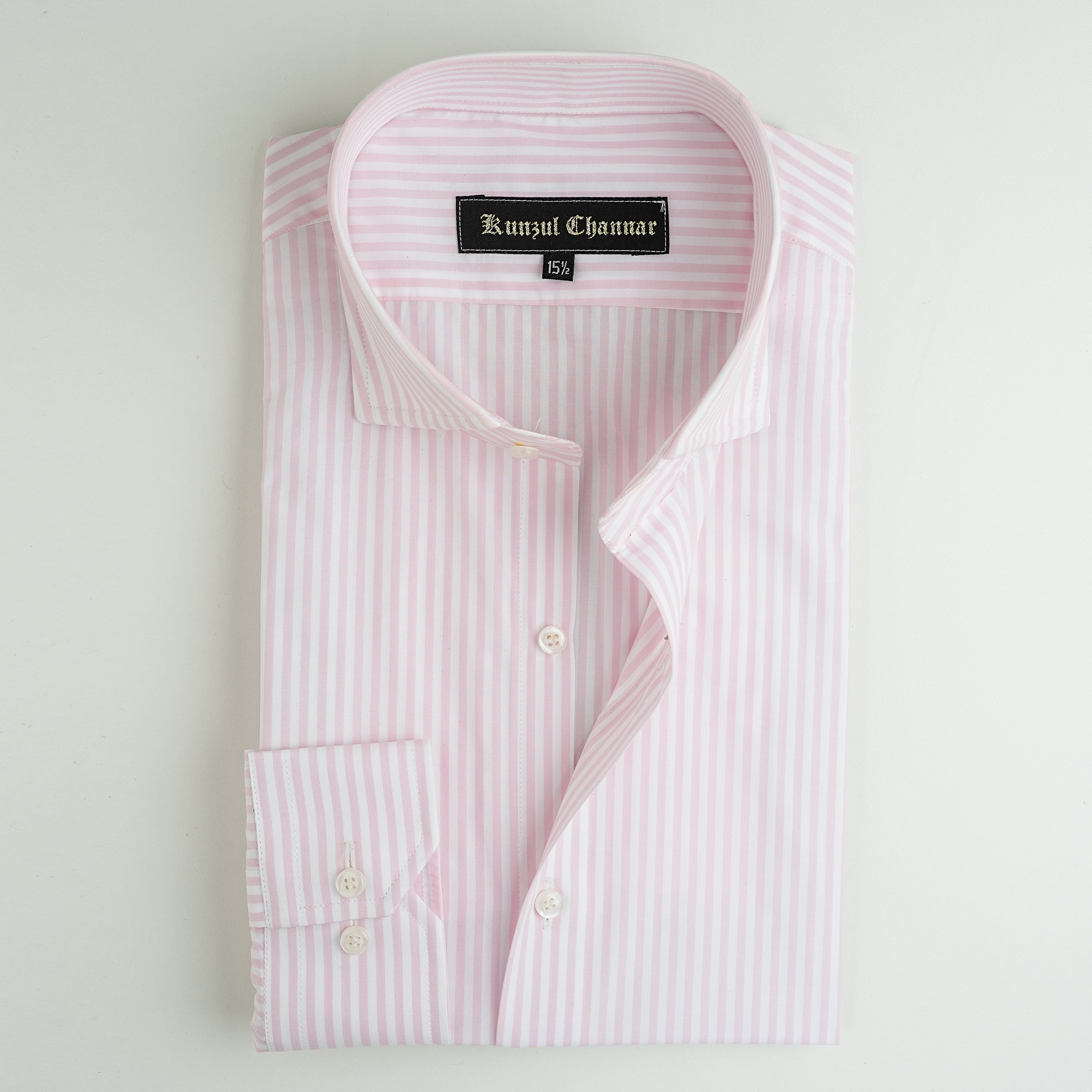 PINK STRIPED SHIRT
