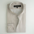 COFFEE STRIPED SHIRT
