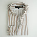 COFFEE STRIPED SHIRT