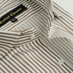 COFFEE STRIPED SHIRT