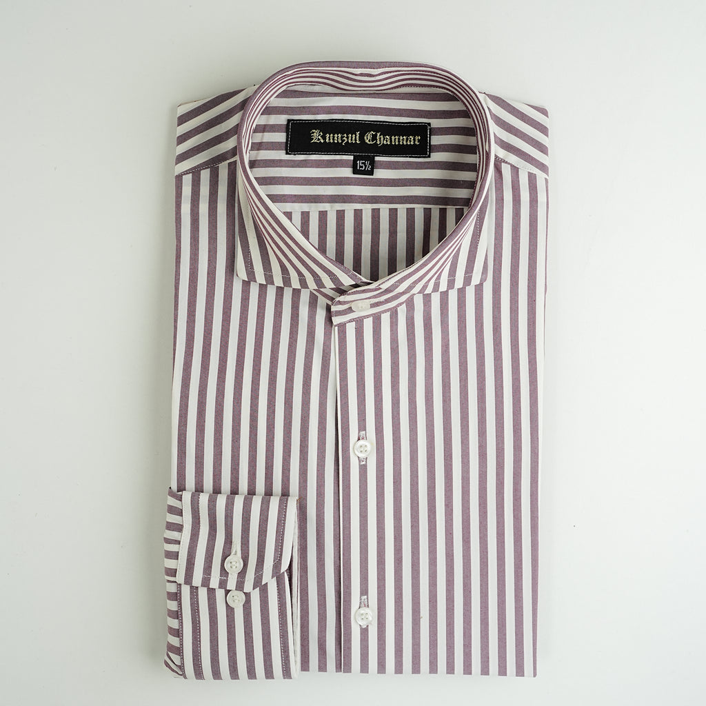 SIGNATURE STRIPED COTTON SHIRT