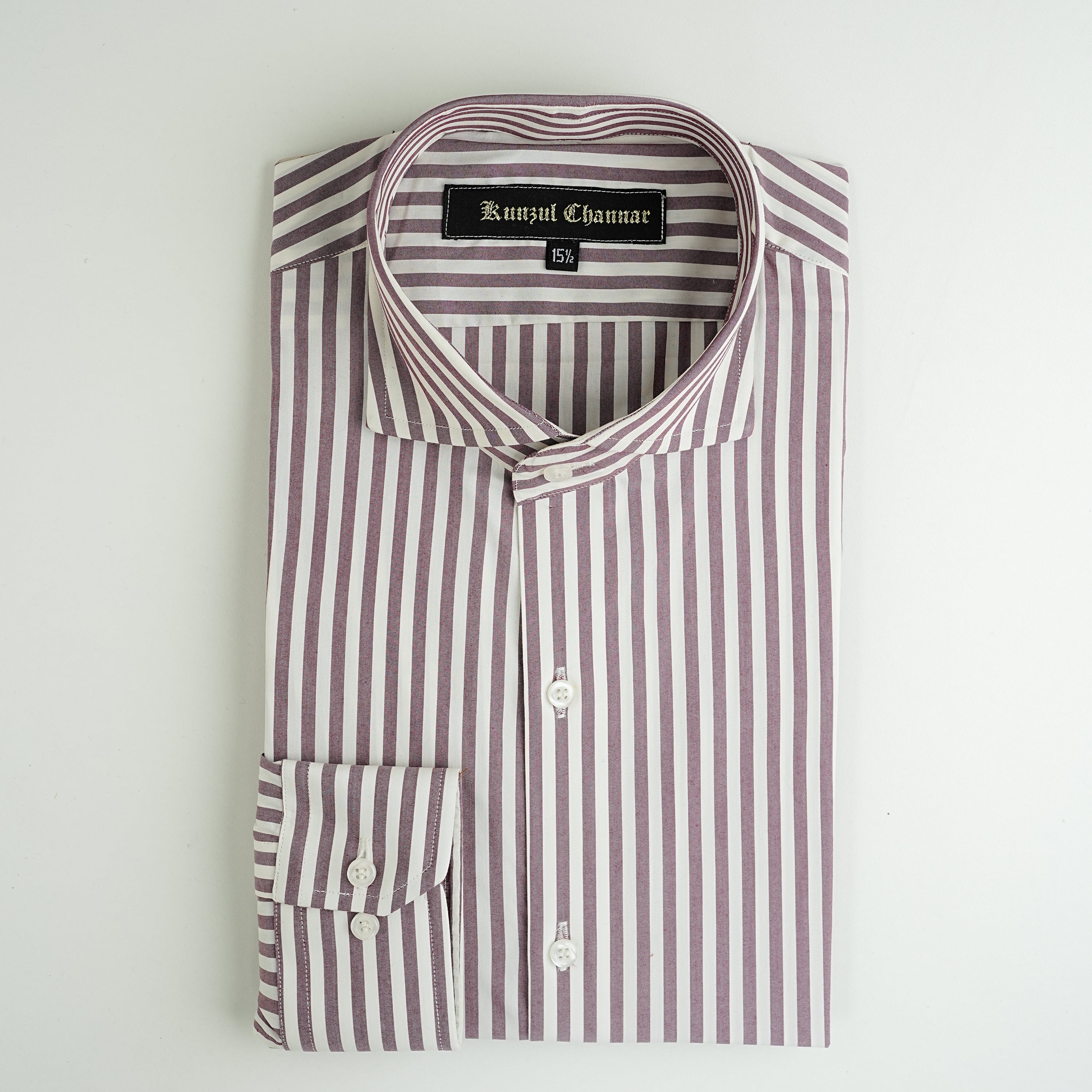 SIGNATURE STRIPED COTTON SHIRT