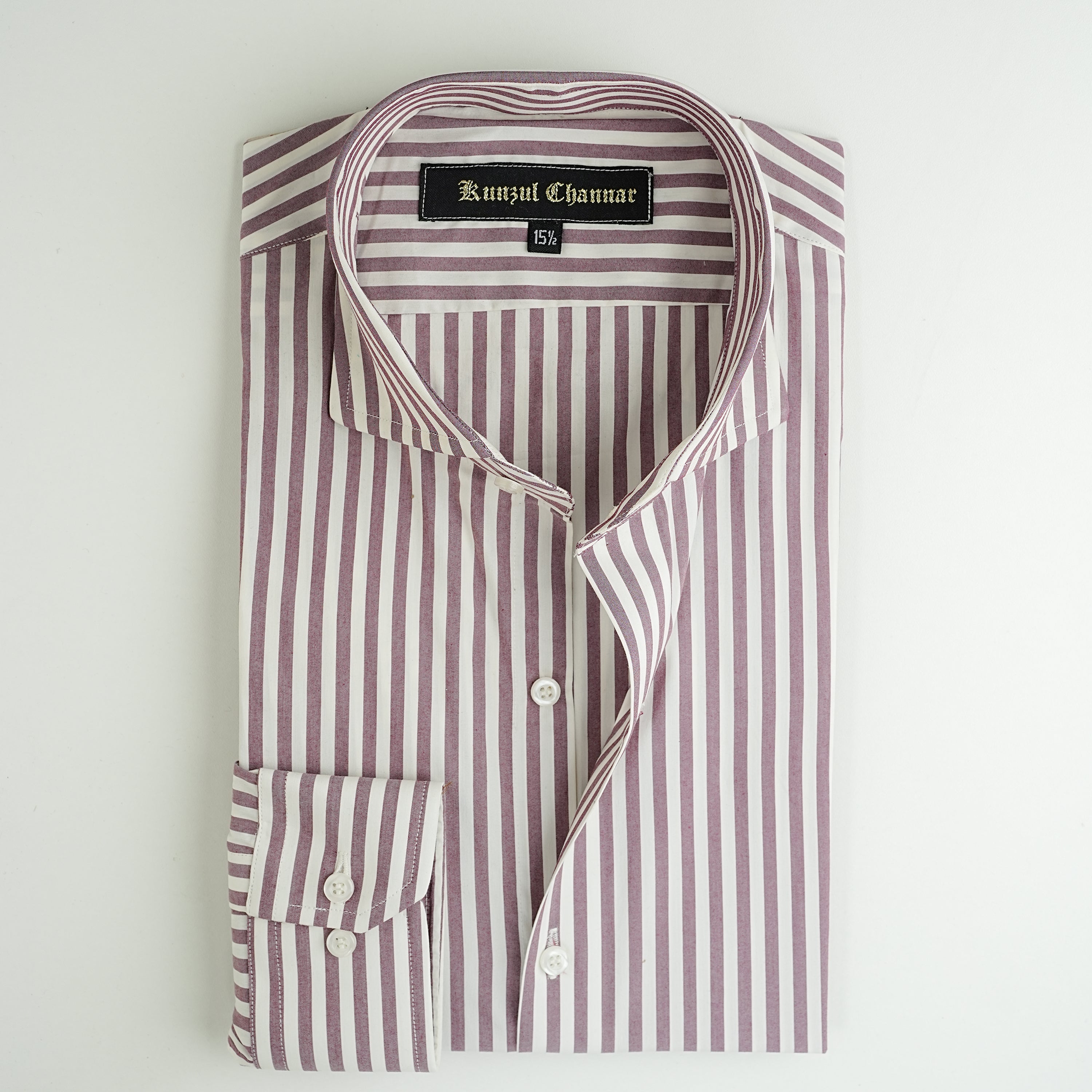 SIGNATURE STRIPED COTTON SHIRT