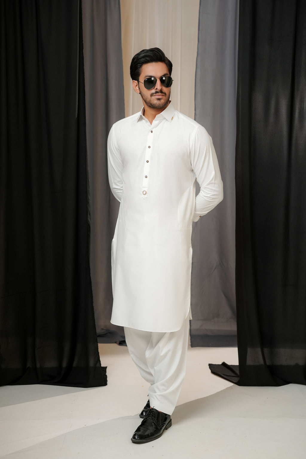 WHITE PREMIUM SHALWAR KAMEEZ