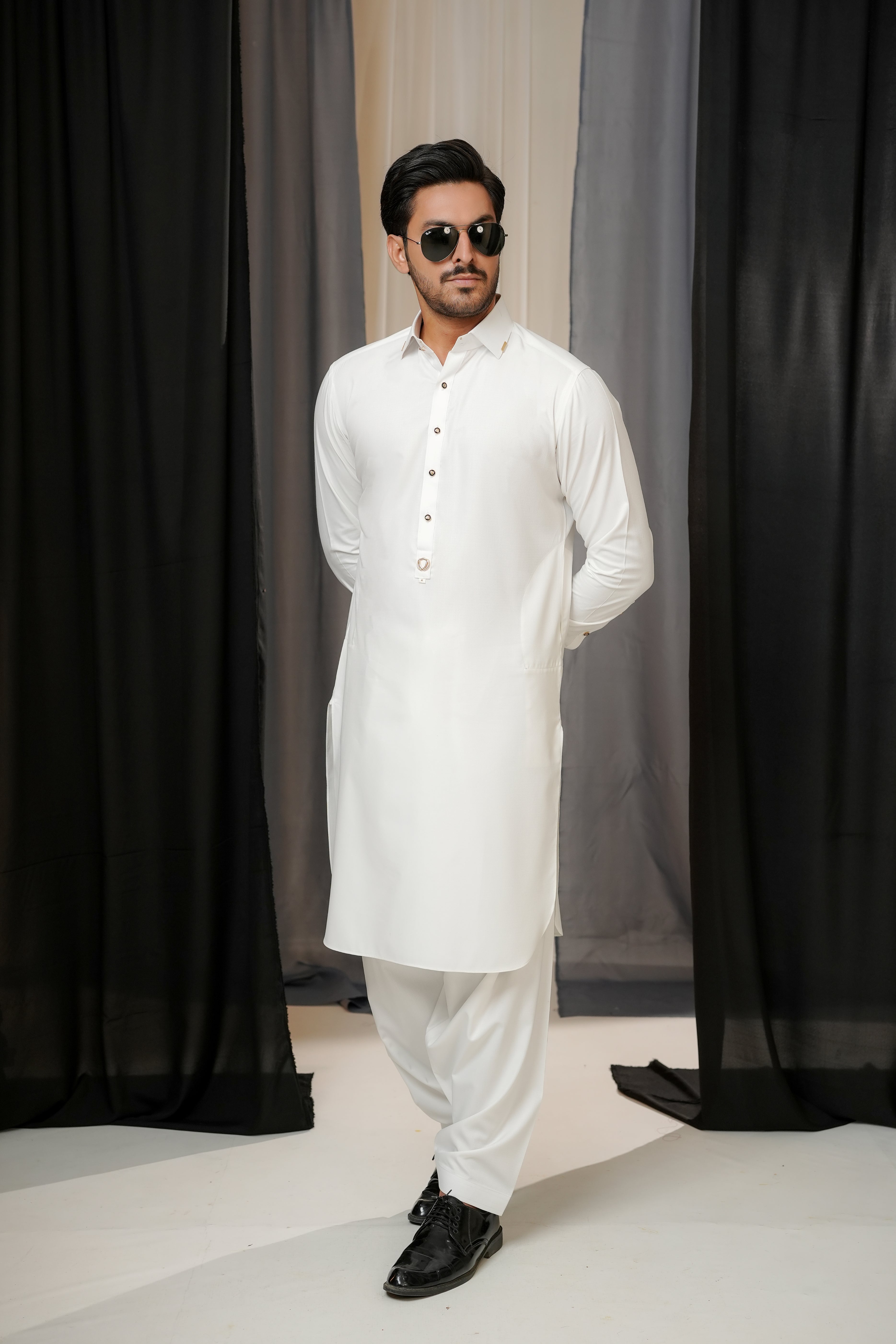 WHITE PREMIUM SHALWAR KAMEEZ