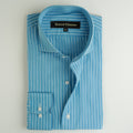 AQUA STRIPED SHIRT