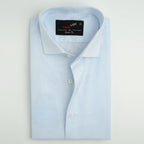 LIGHT BLUE TEXTURED SHIRT