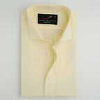 YELLOW TEXTURED SHIRT