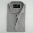 GREY TWILL TEXTURED SHIRT