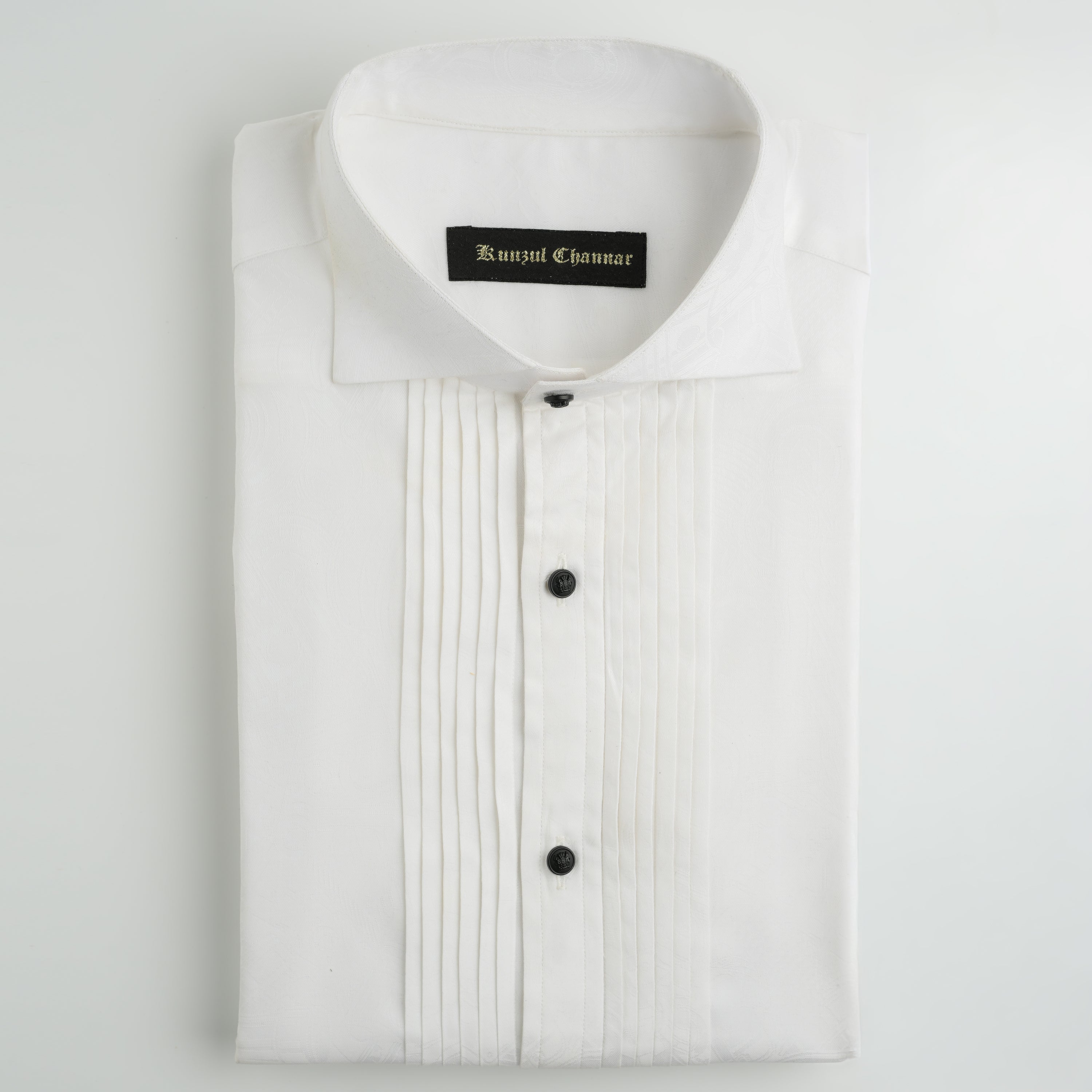 WHITE PREMIUM TUXEDO SHIRT