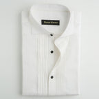WHITE PREMIUM TUXEDO SHIRT