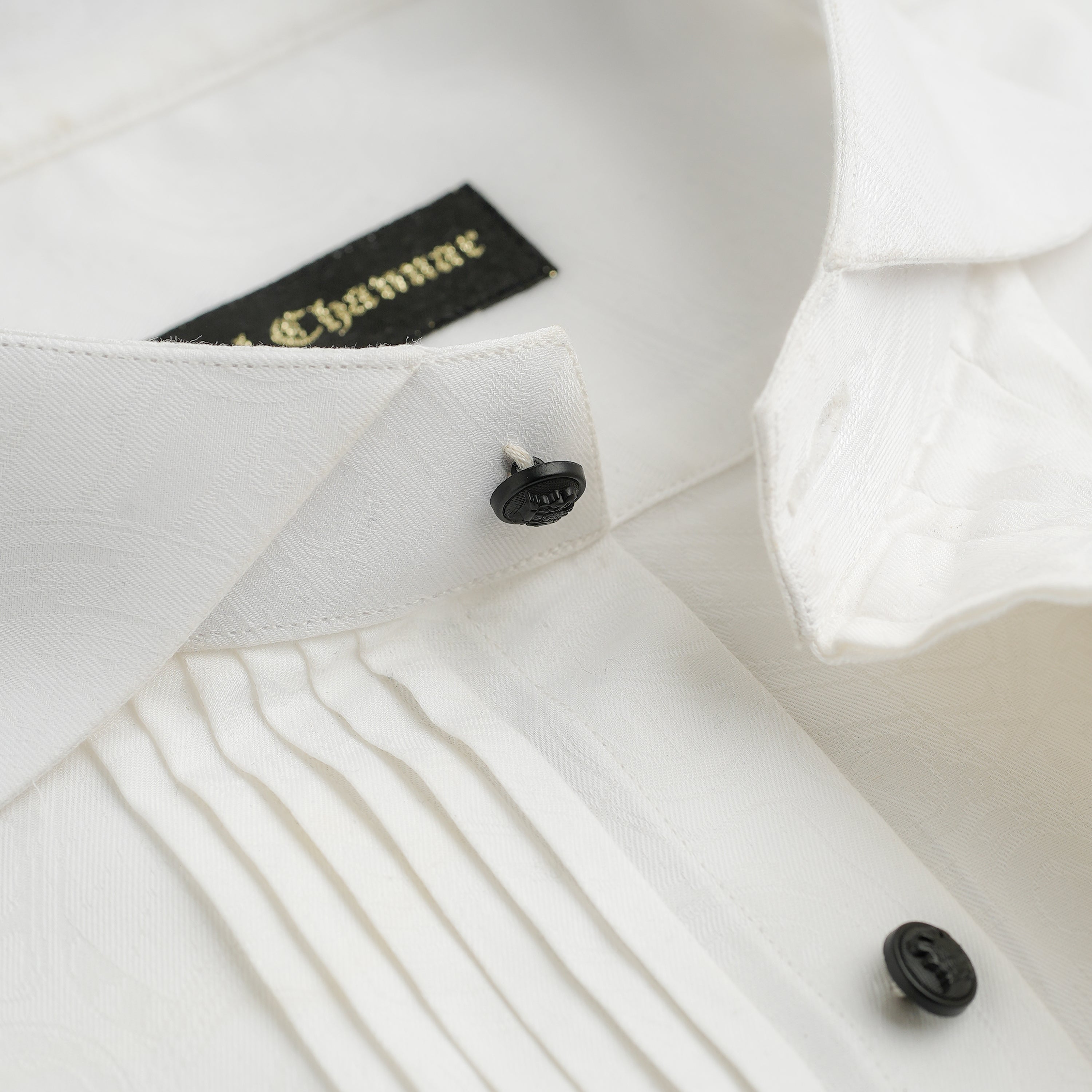 WHITE PREMIUM TUXEDO SHIRT