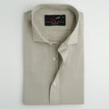 ROCK BEIGE TEXTURED SHIRT