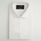 WHITE HERRINGBONE SHIRT