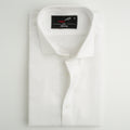 WHITE HERRINGBONE SHIRT