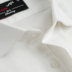 WHITE HERRINGBONE SHIRT