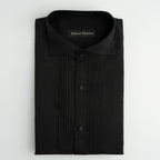 PREMIUM BLACK TUXEDO SHIRT