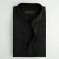 PREMIUM BLACK TUXEDO SHIRT