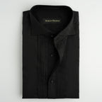 PREMIUM BLACK TUXEDO SHIRT