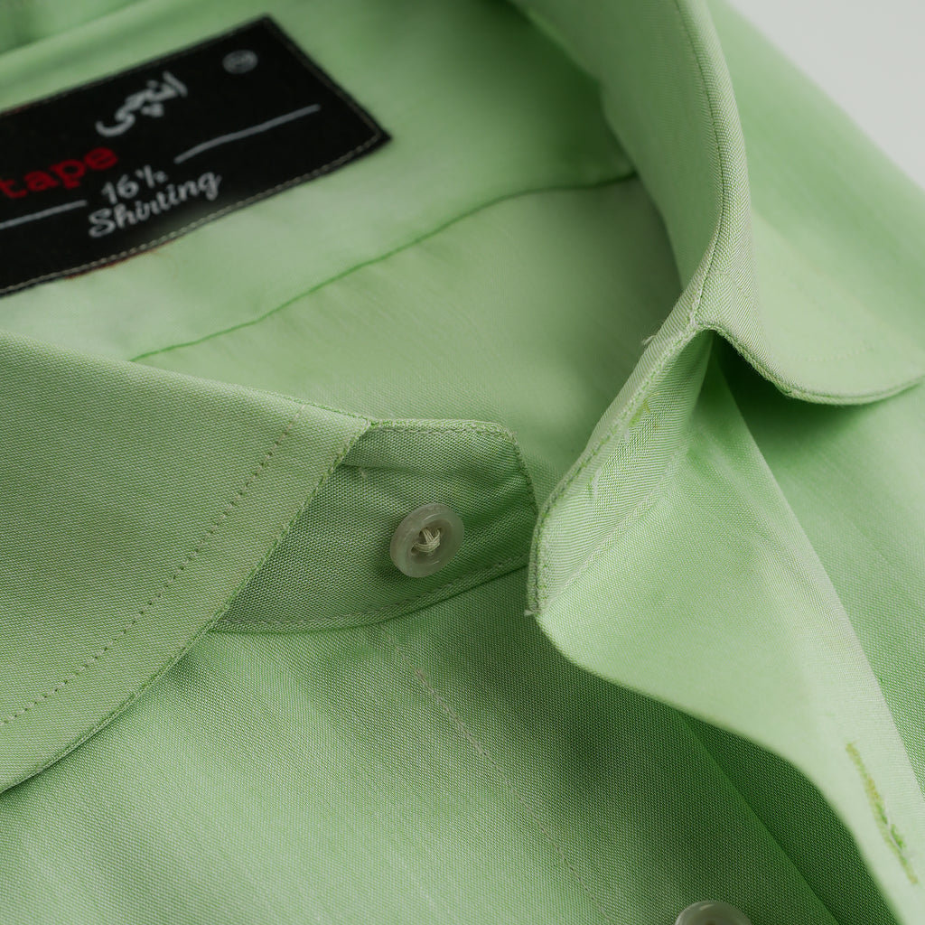 LIGHT GREEN COTTON SHIRT