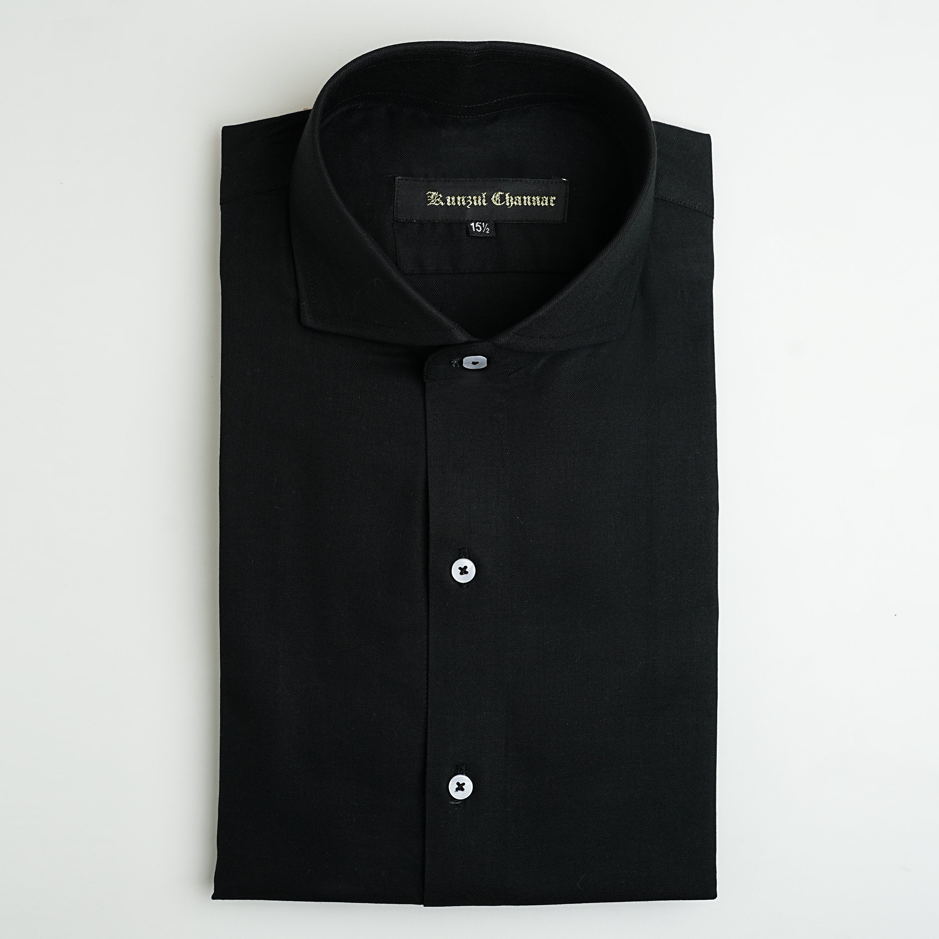 BLACK COTTON SHIRT